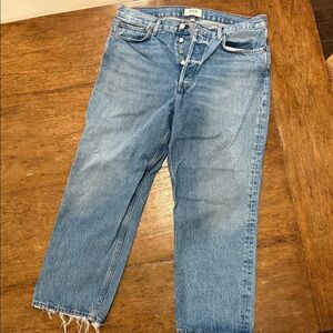 Agolde 90s crop mid rise straight Jeans